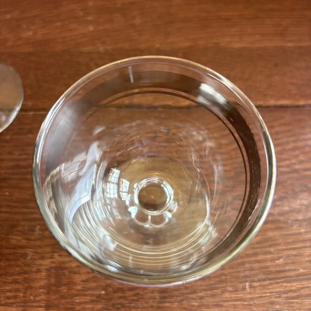 Libbey Glass Company‎ Moonmist Liquor Cocktail Glass Set Of 2